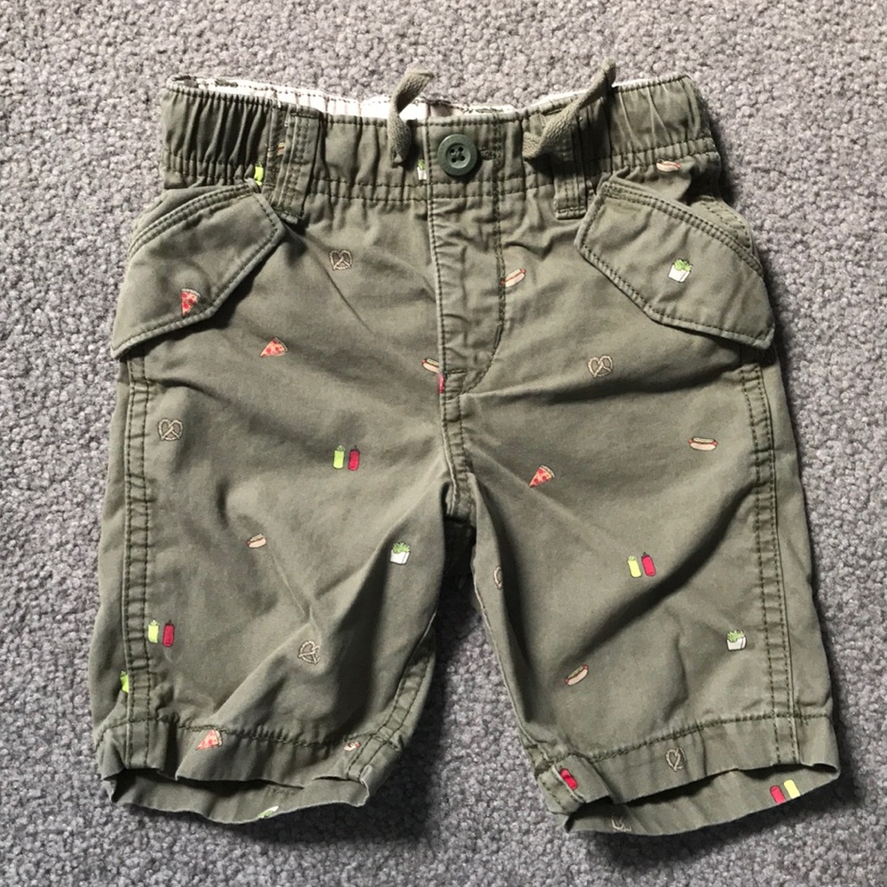 🍔🍕 euc gap kids picnic shorts